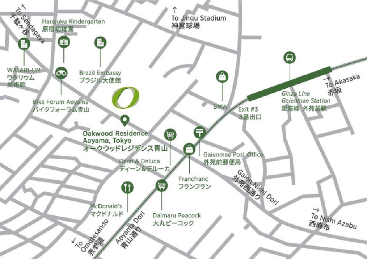 Oakwood Residence Aoyama 도쿄 외부 사진